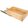 Hardware Resources 18" Wood Rollout Drawer RO18-WB
